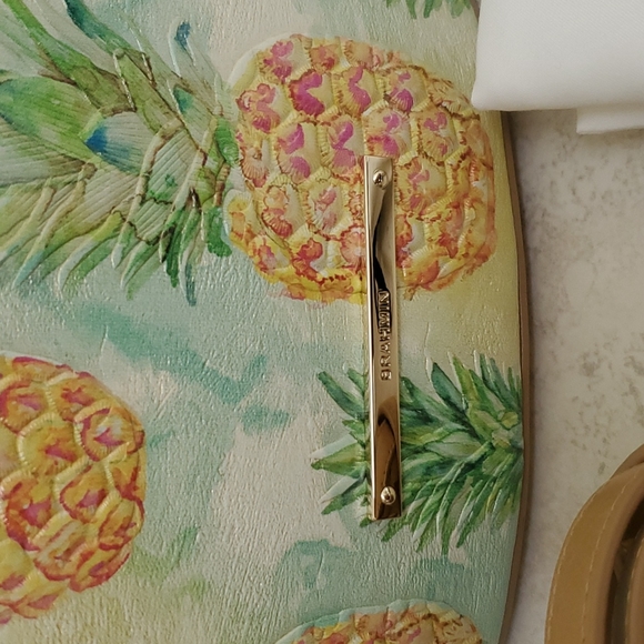 🥳🎈HOST PICK!🎈🥳  🍍🍍 BRAHMIN Mod Bowie Multi Pompano PINEAPPLE HANDBAG 🍍🍍 - Picture 2 of 8